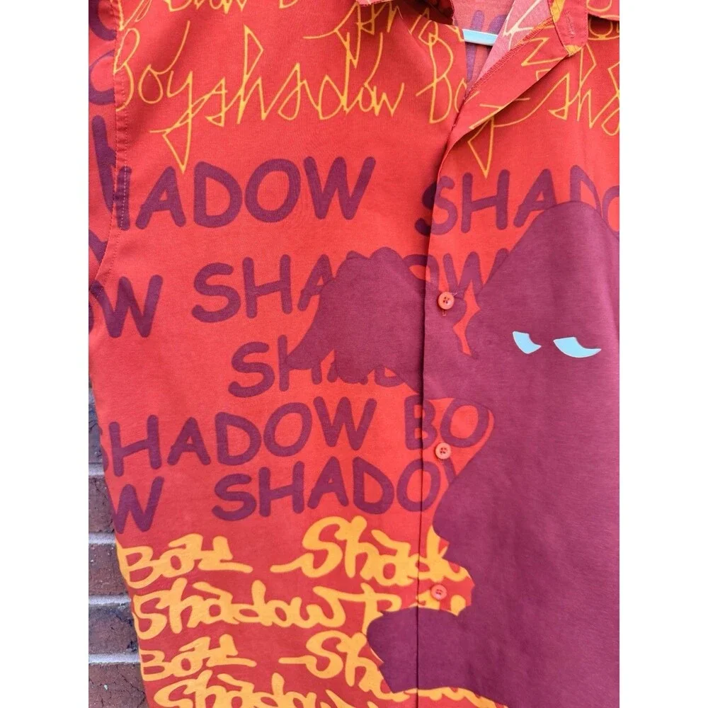 DISS Brand Urban Shadow Boy Men's XL All Over Print AOP Dress Shirt